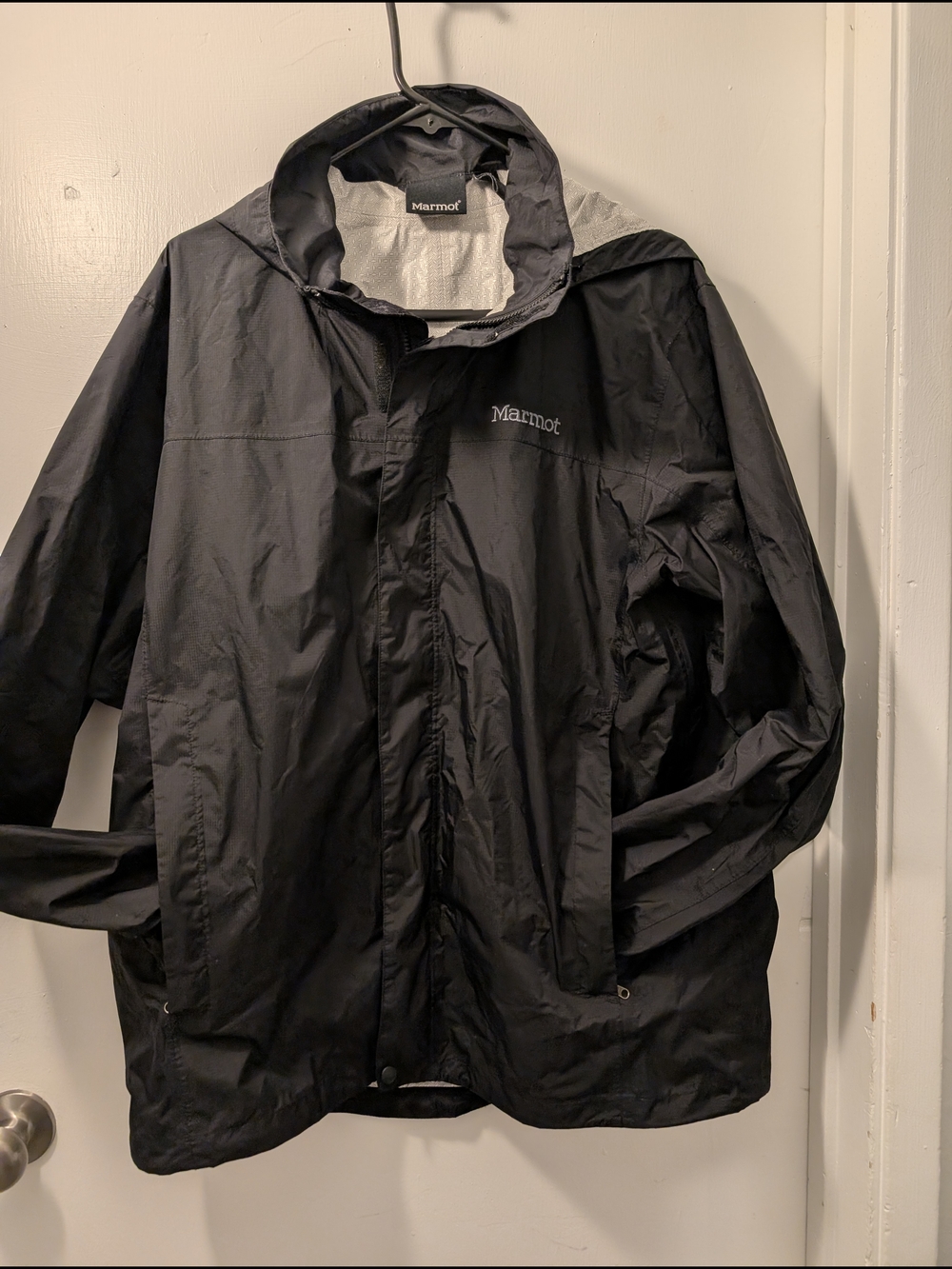 Marmot Men's Black Waterproof Hooded Jacket